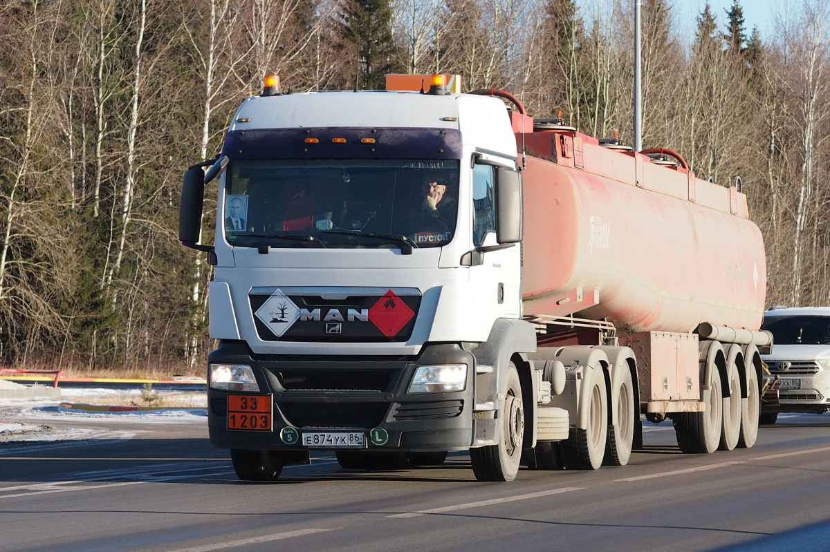 Ханты-Мансийский автоном.округ, № Е 874 УК 86 — MAN TGS 26.440