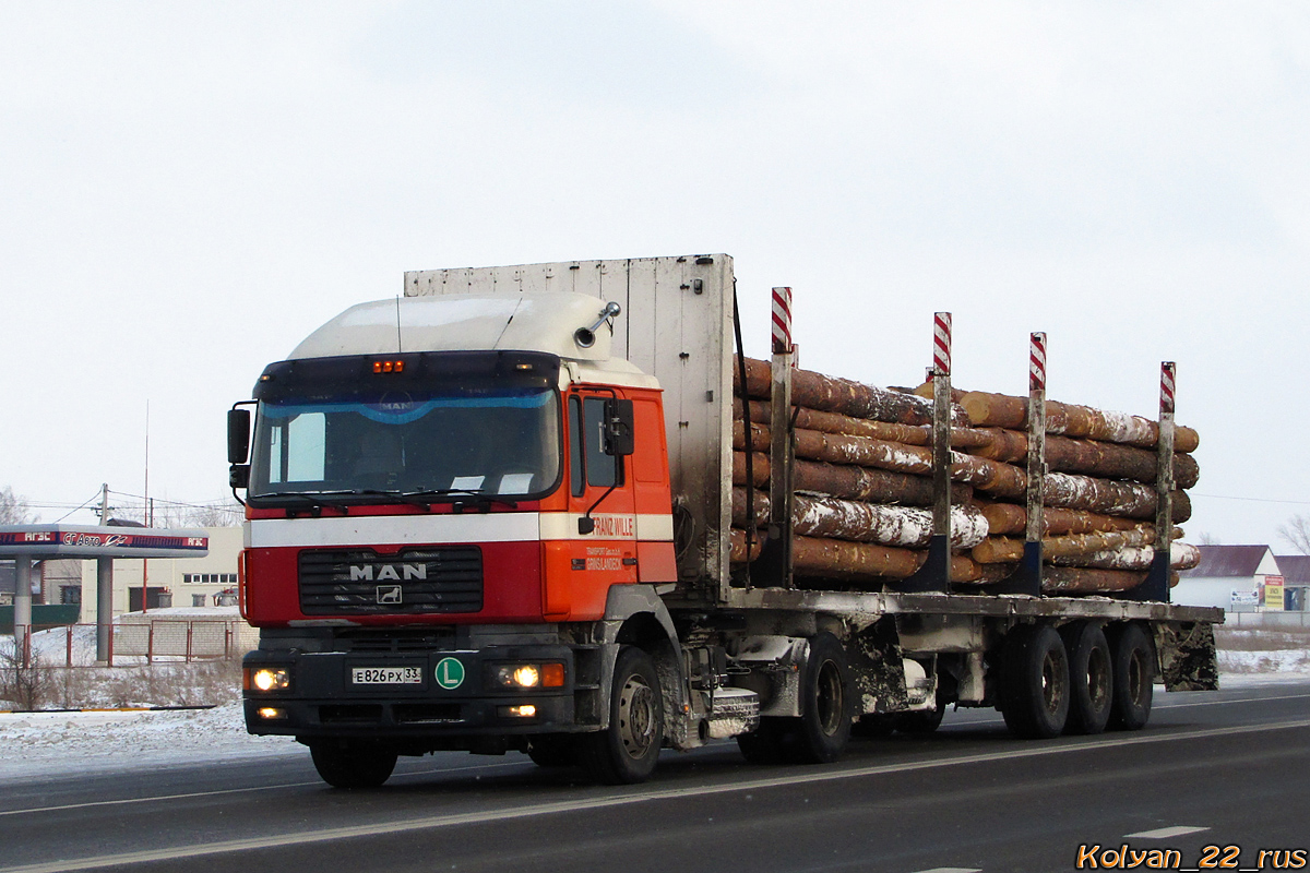 Алтайский край, № Е 826 РХ 33 — MAN F90 19.372