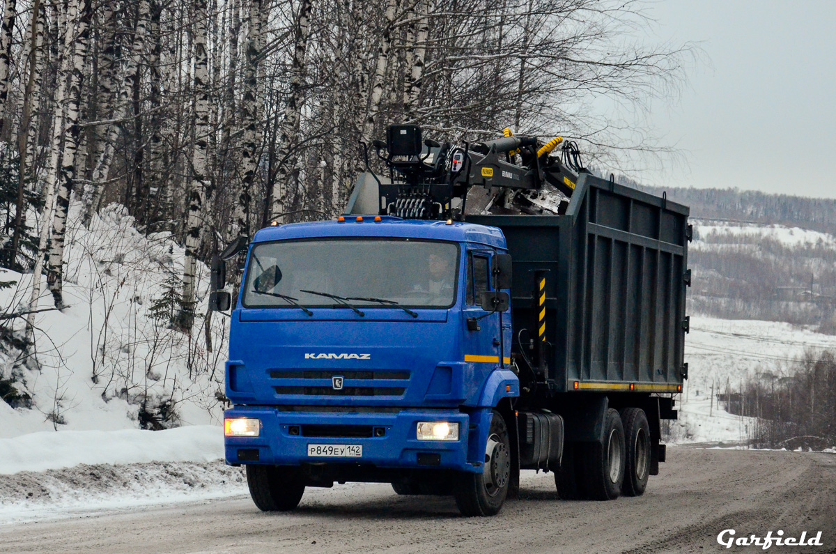 Кемеровская область, № Р 849 ЕУ 142 — КамАЗ-65115-42