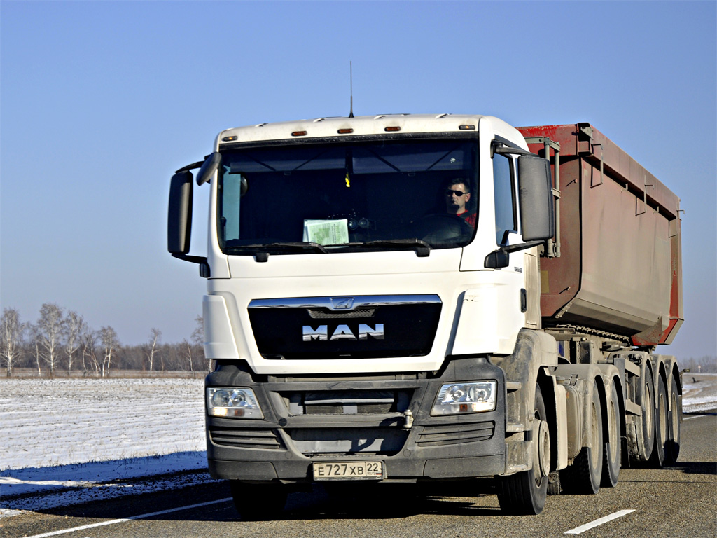Алтайский край, № Е 727 ХВ 22 — MAN TGS 26.400