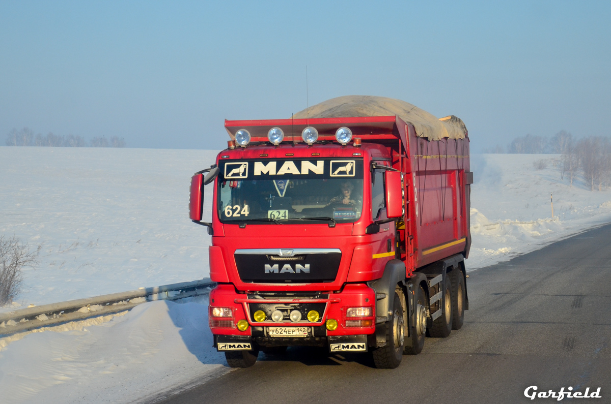 Кемеровская область, № У 624 ЕР 142 — MAN TGS 41.440