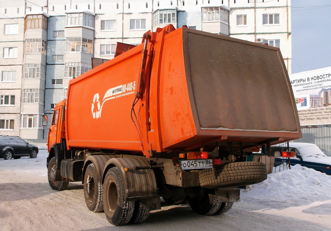 Ханты-Мансийский автоном.округ, № О 045 ТТ 86 — КамАЗ-65115-62