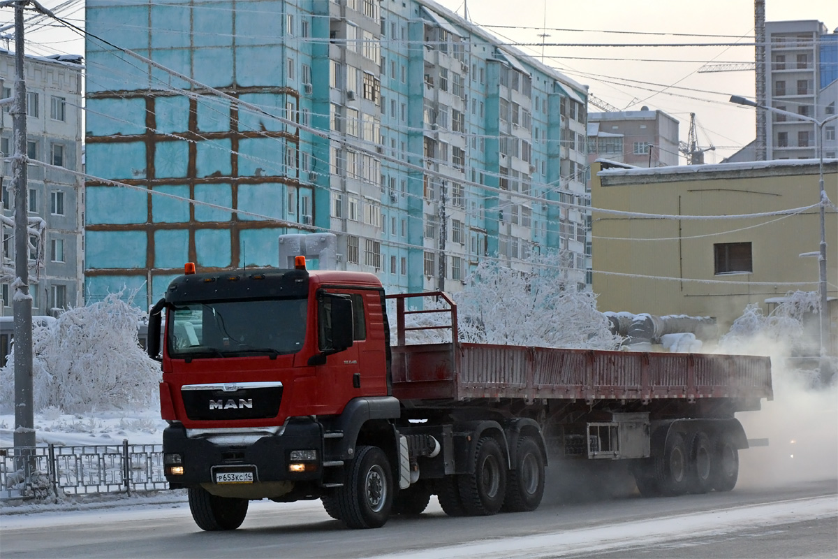 Саха (Якутия), № Р 653 КС 14 — MAN TGS 33.480