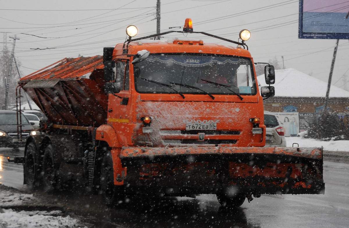 Омская область, № Т 672 ЕВ 55 — КамАЗ-65115-A4(23)