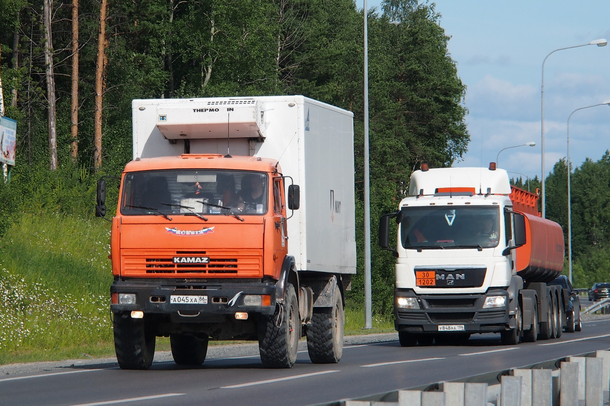 Ханты-Мансийский автоном.округ, № А 045 ХА 86 — КамАЗ-4326-15 [43260R]