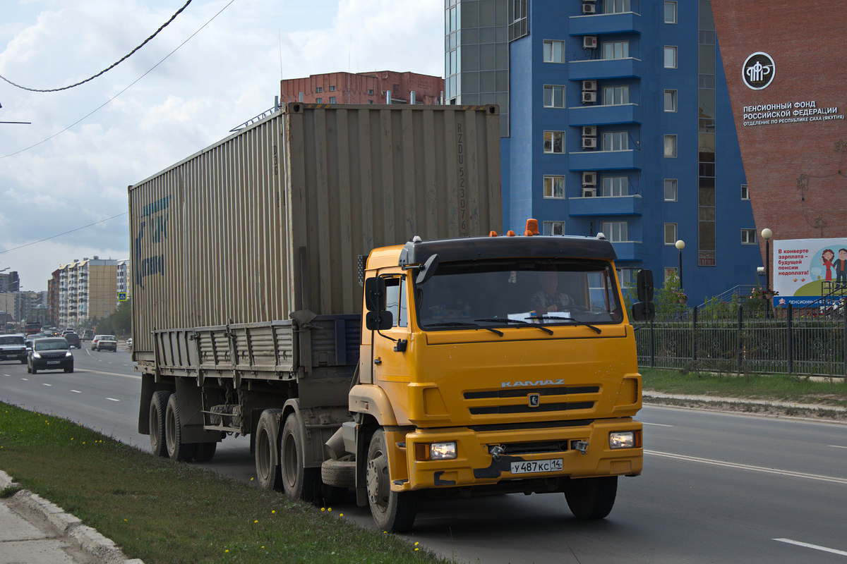 Саха (Якутия), № У 487 КС 14 — КамАЗ-65116-N3(78)