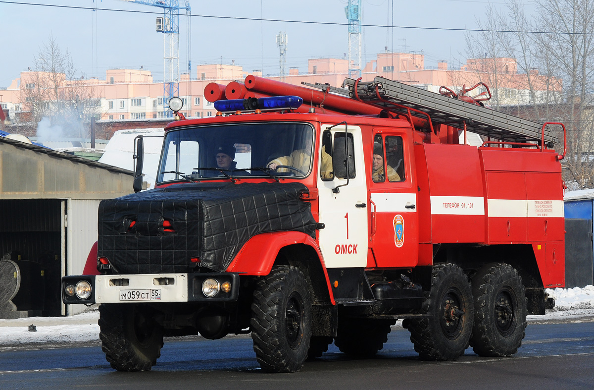 Омская область, № М 059 СТ 55 — ЗИЛ-4334 (УАМЗ)