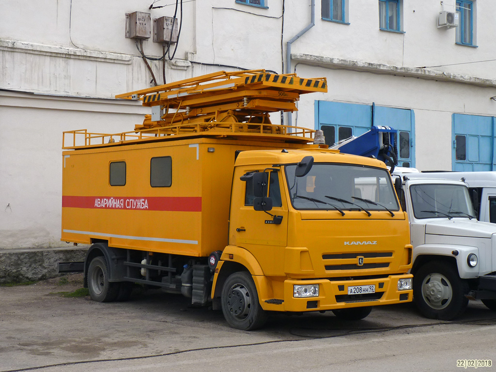 Севастополь, № А 208 НН 92 — КамАЗ-4308-C4(25)