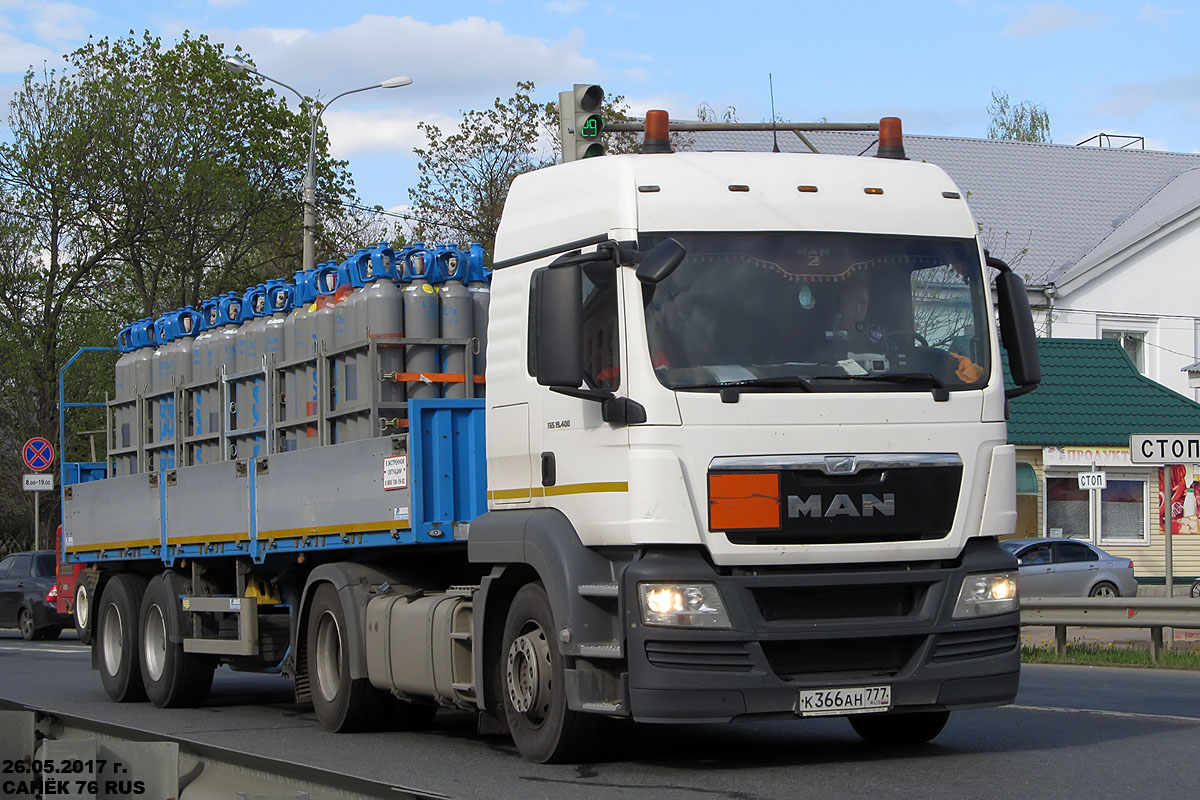 Москва, № К 366 АН 777 — MAN TGS 19.400