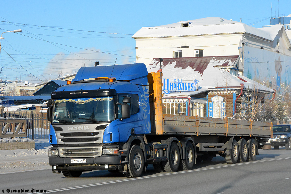 Саха (Якутия), № Х 128 МО 33 — Scania ('2011) P440