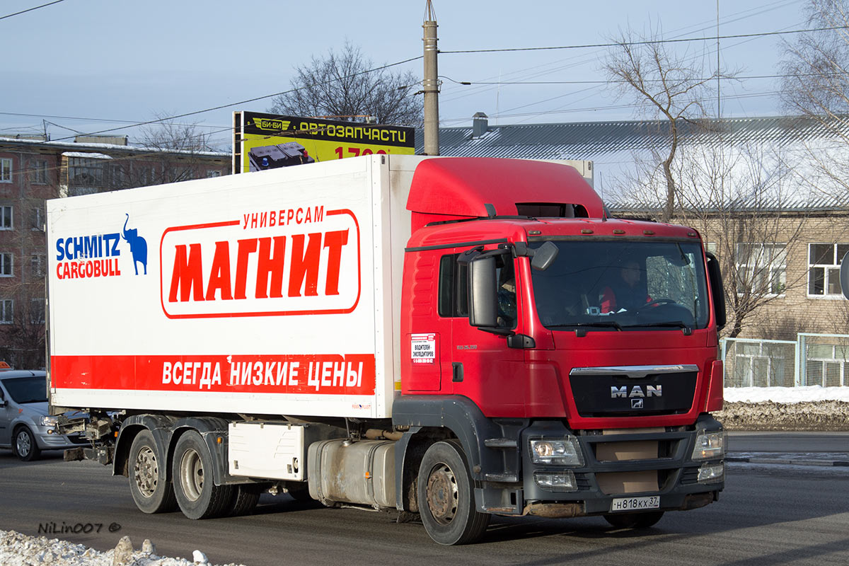 Удмуртия, № Н 818 КХ 37 — MAN TGS 26.350