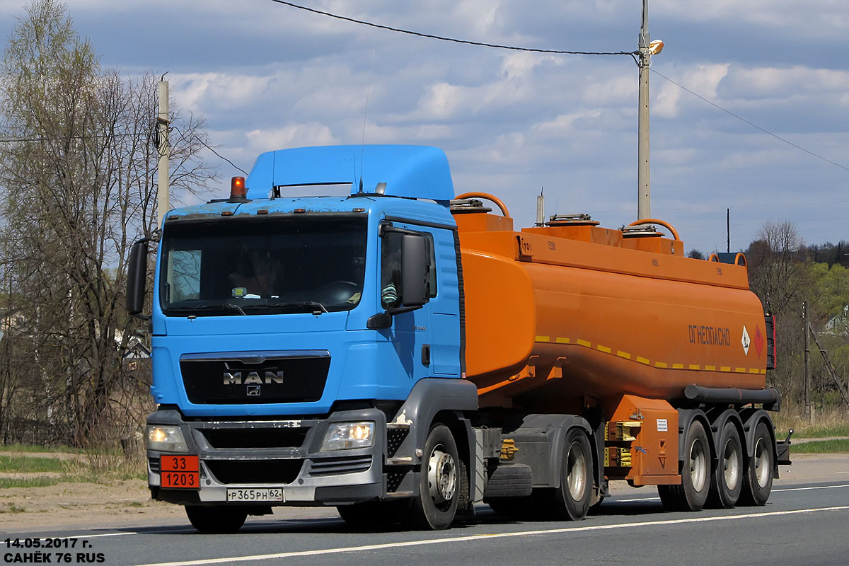 Рязанская область, № Р 365 РН 62 — MAN TGS 19.400