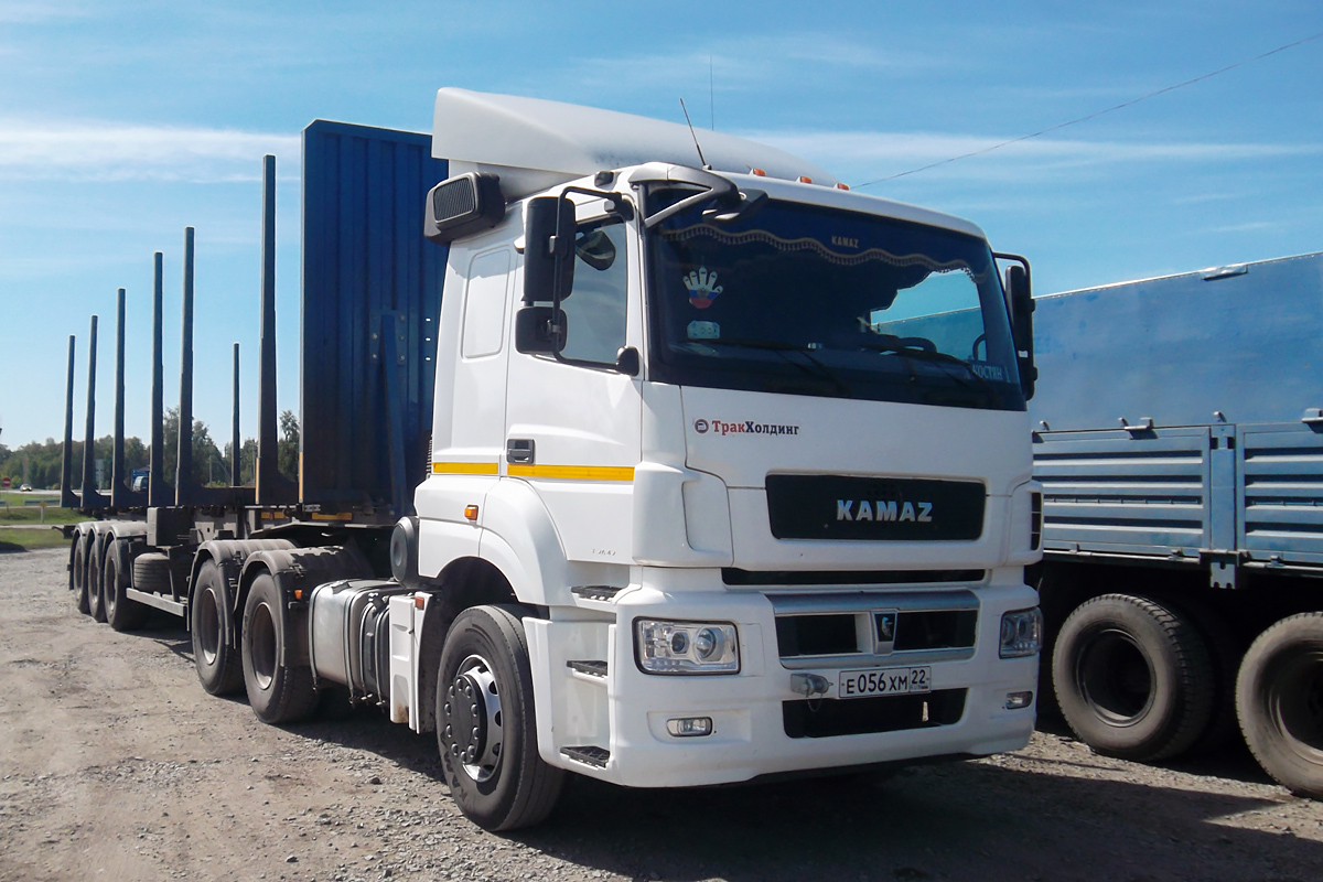 Алтайский край, № Е 056 ХМ 22 — КамАЗ-65206-T5(68)