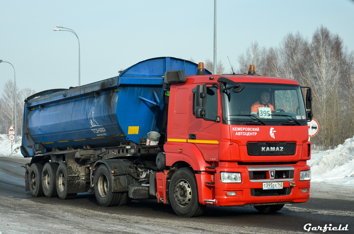 Кемеровская область, № Т 395 ЕХ 142 — КамАЗ-5490-S5(87)