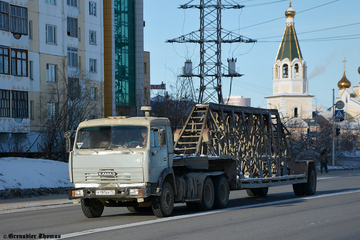 Саха (Якутия), № Р 191 ЕР 14 — КамАЗ-54115 [541150]