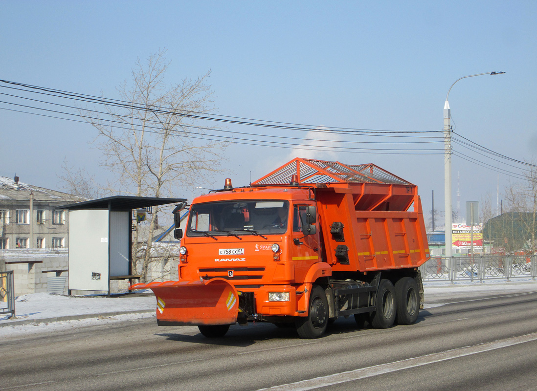 Бурятия, № С 758 КХ 03 — КамАЗ-65115-A4(23)