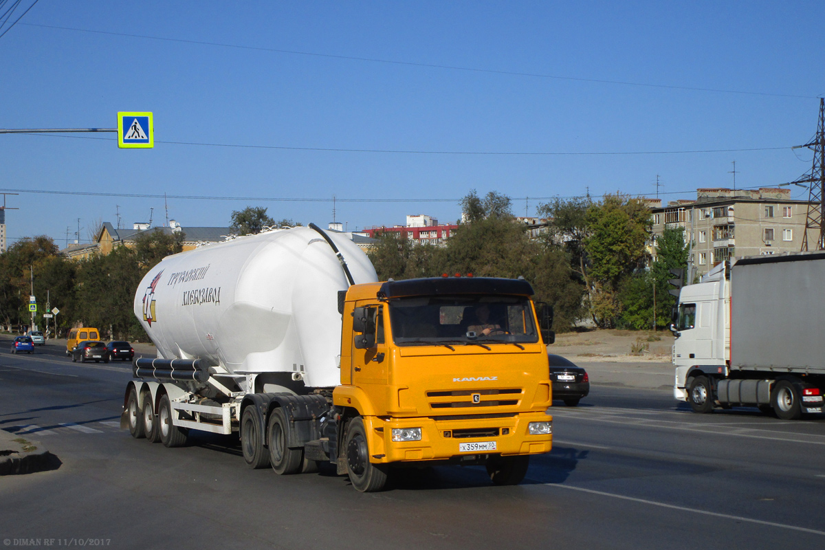 Астраханская область, № Х 359 ММ 30 — КамАЗ-65116-A4(23)