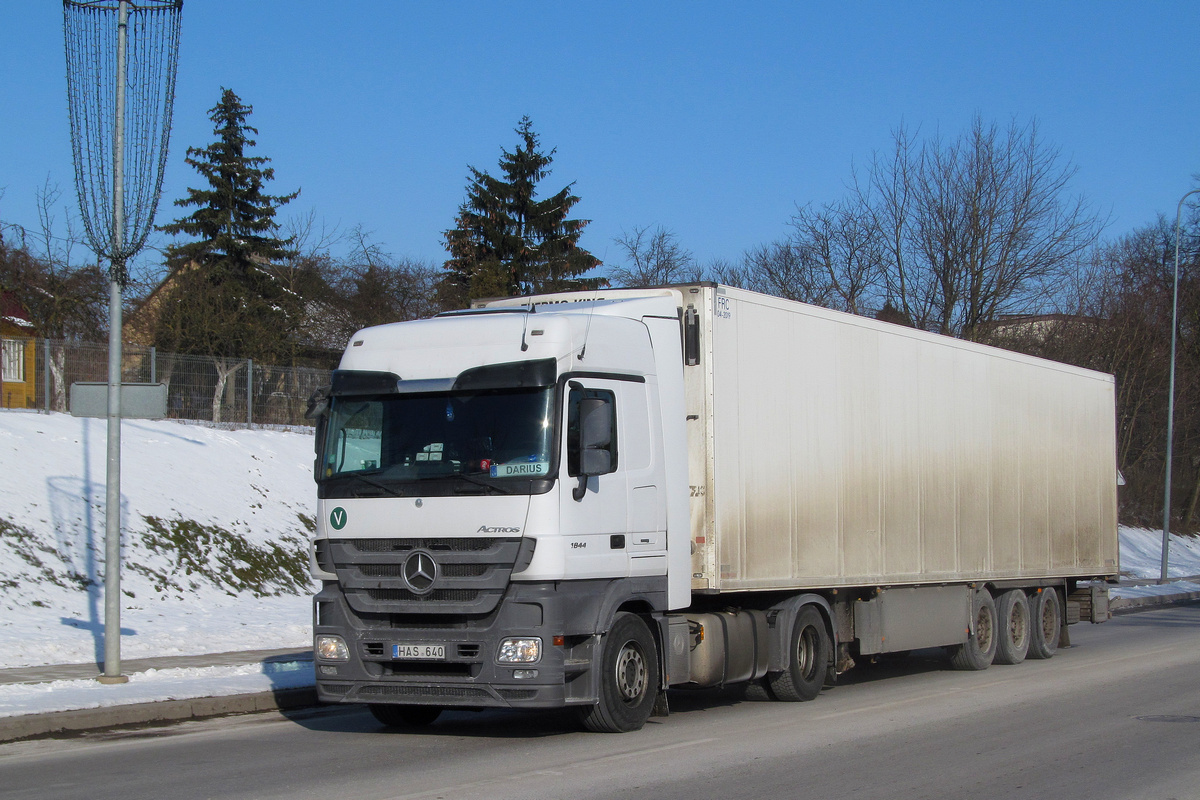 Литва, № HAS 640 — Mercedes-Benz Actros ('2009) 1844