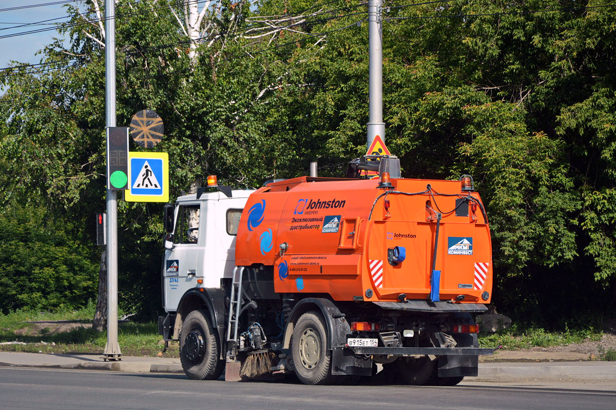 Новосибирская область, № В 915 ЕТ 154 — МАЗ-5551A2