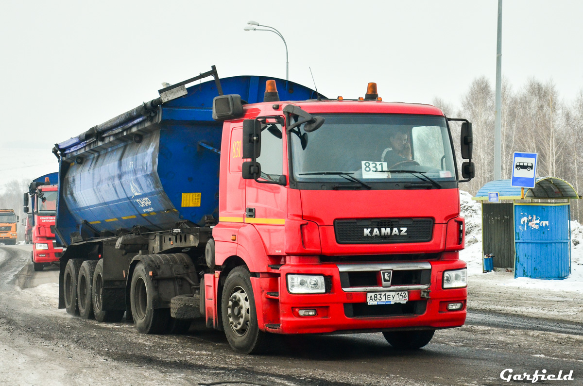 Кемеровская область, № А 831 ЕУ 142 — КамАЗ-5490-S5(87)