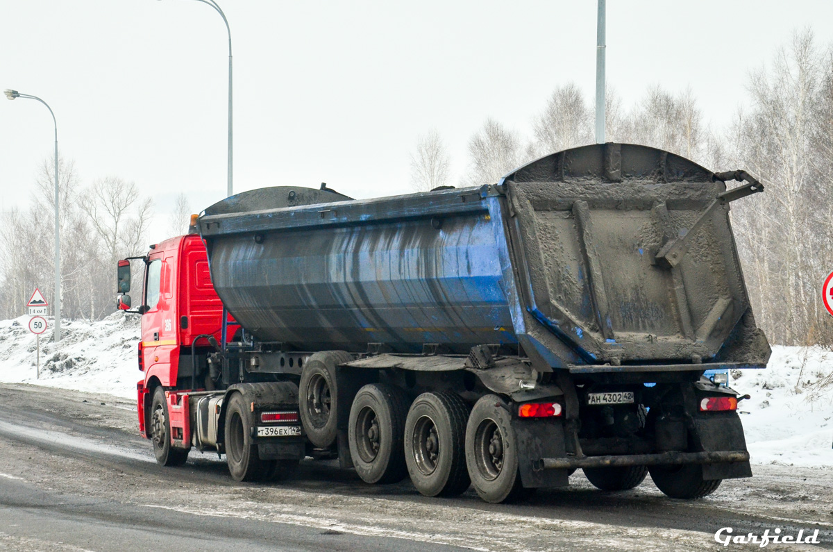 Кемеровская область, № Т 396 ЕХ 142 — КамАЗ-5490-S5(87); Кемеровская область, № АН 4302 42 — Тонар (общая модель)