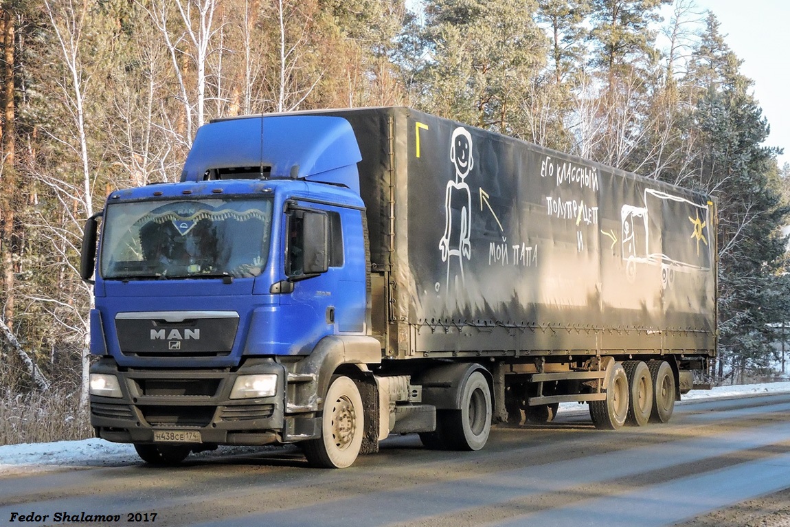 Челябинская область, № Н 438 СЕ 174 — MAN TGS 19.390