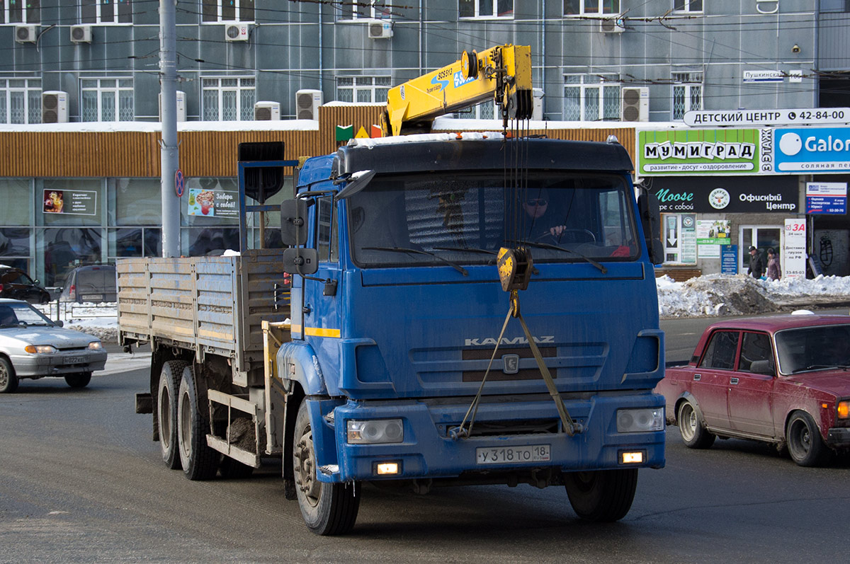 Удмуртия, № У 318 ТО 18 — КамАЗ-65117-N3(78)