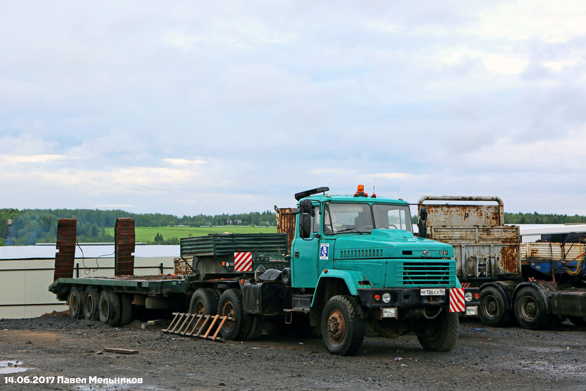 Ханты-Мансийский автоном.округ, № М 186 СХ 86 — КрАЗ-6443