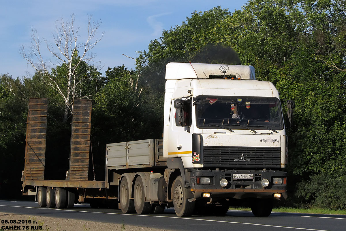 Московская область, № Н 531 ММ 190 — МАЗ-643008
