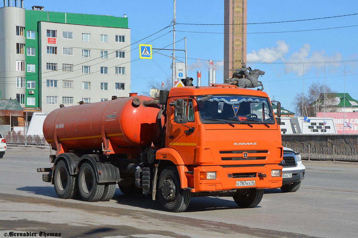 Саха (Якутия), № С 787 КХ 14 — КамАЗ-65115-62