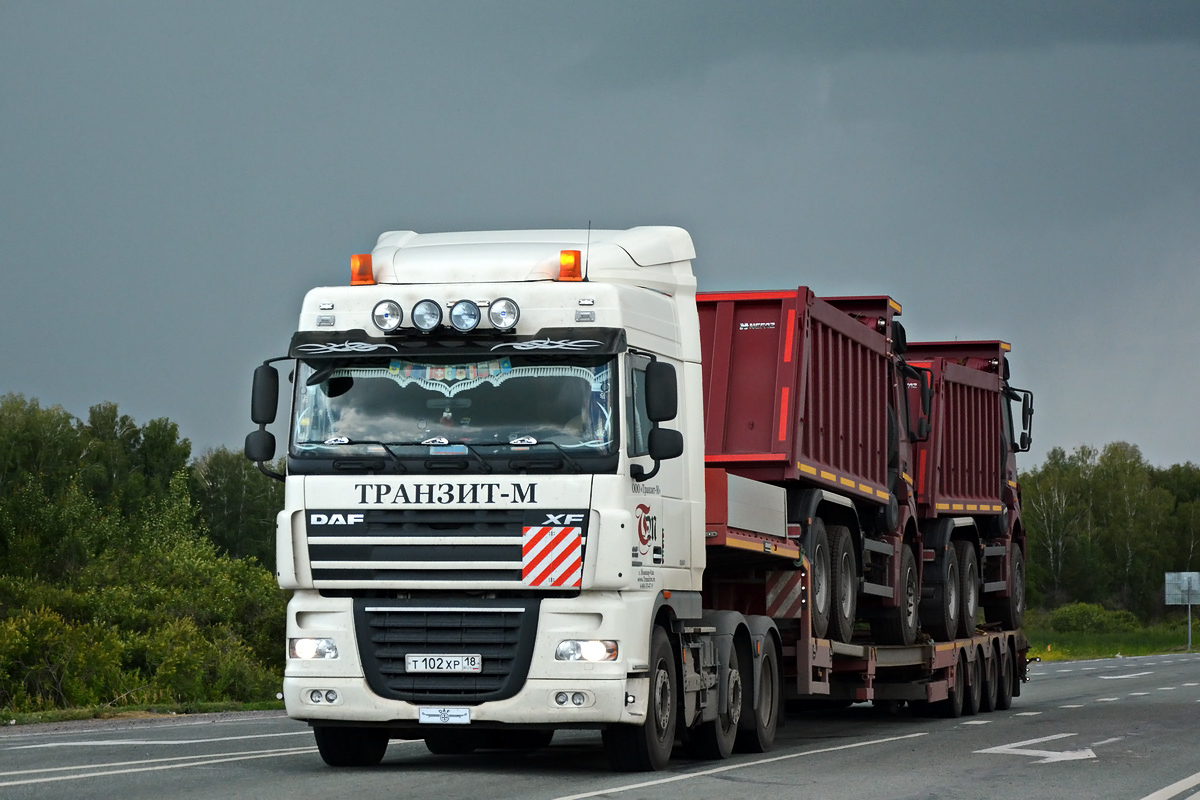 Удмуртия, № Т 102 ХР 18 — DAF XF105 FTG