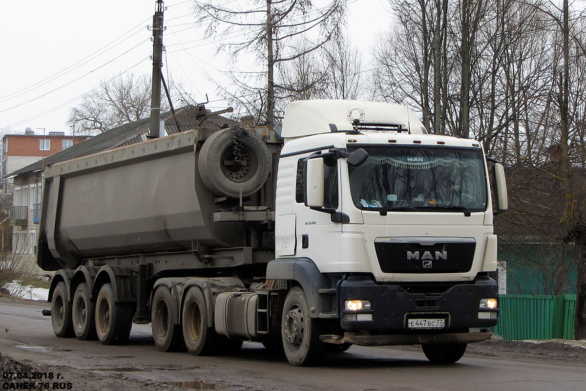 Москва, № Е 447 ВС 77 — MAN TGS 33.480