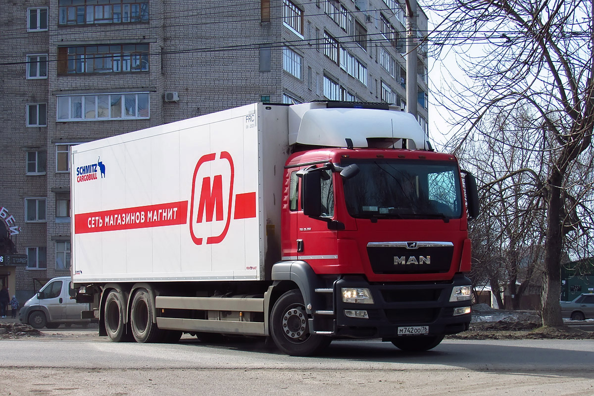 Ярославская область, № М 742 ОО 76 — MAN TGS 28.360