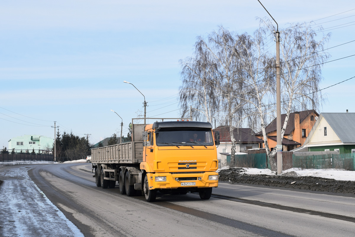 Алтайский край, № Н 341 ТУ 22 — КамАЗ-65116-N3(78)