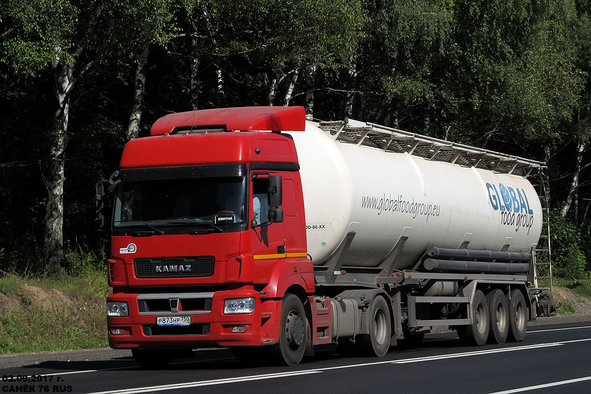 Московская область, № Р 873 НР 750 — КамАЗ-5490-S5(87)