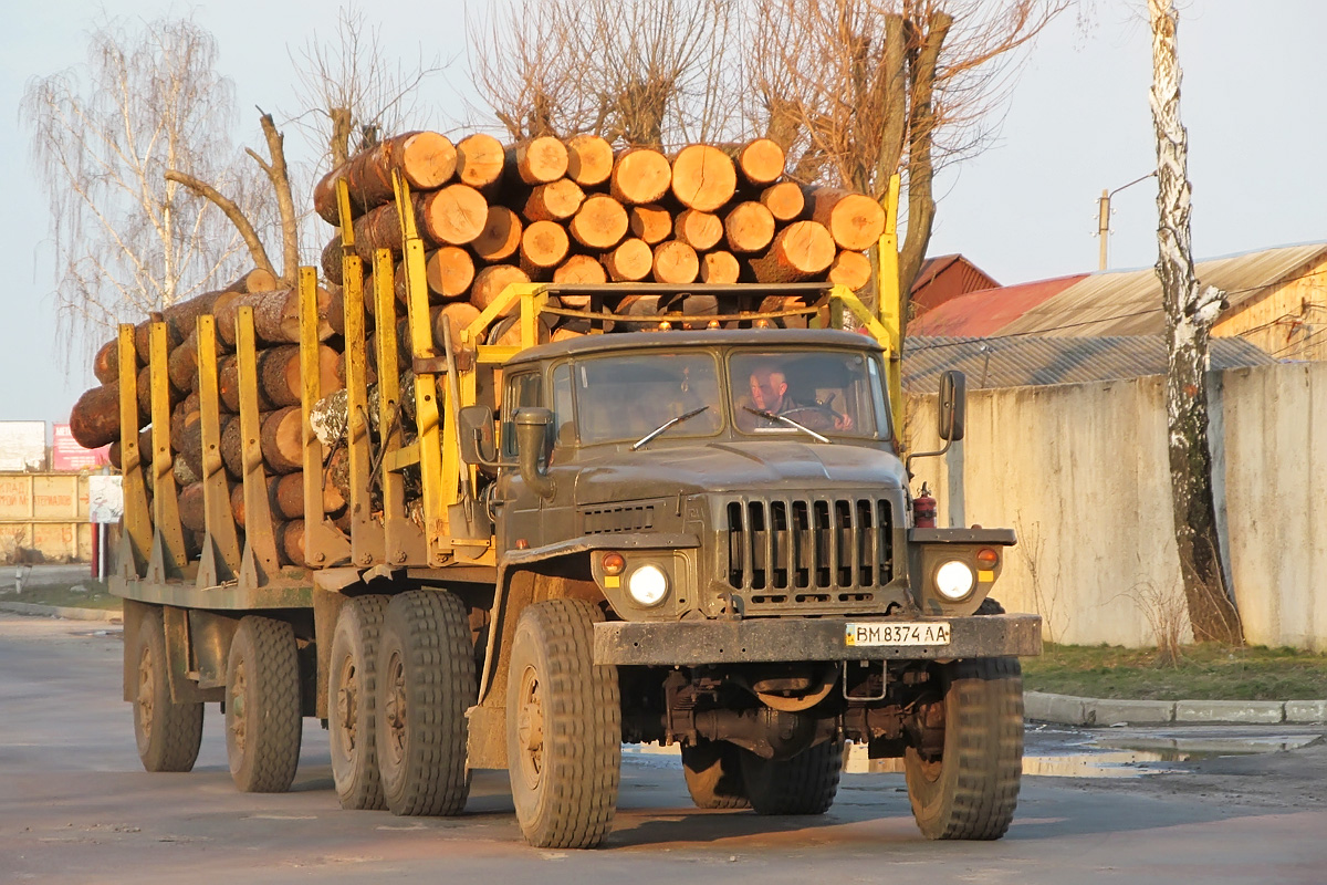 Сумская область, № ВМ 8374 АА — Урал-4320 / 5557 (общая модель)