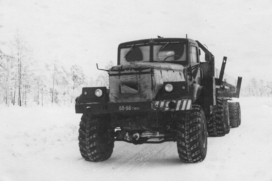 Тюменская область, № 88-88 ТЮО — КрАЗ-255 (общая модель); Ямало-Ненецкий автоном.округ — Исторические фотографии (Автомобили)