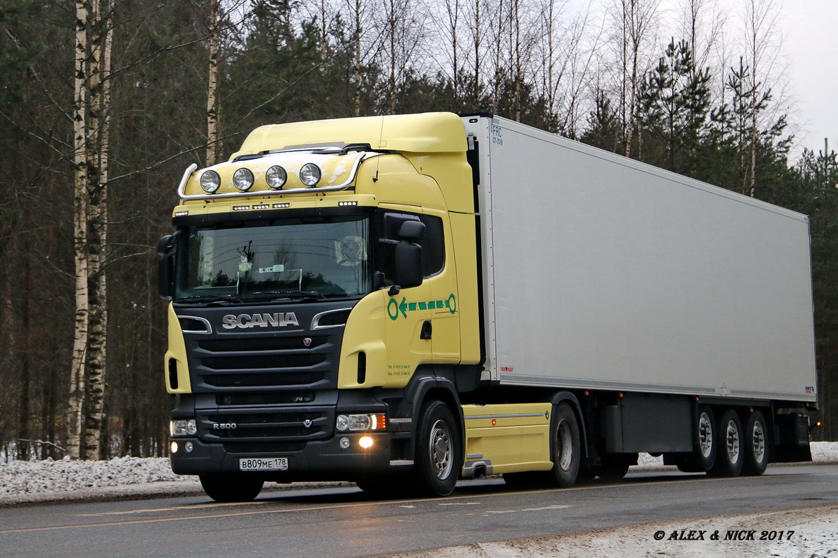 Санкт-Петербург, № В 809 МЕ 178 — Scania ('2009) R500