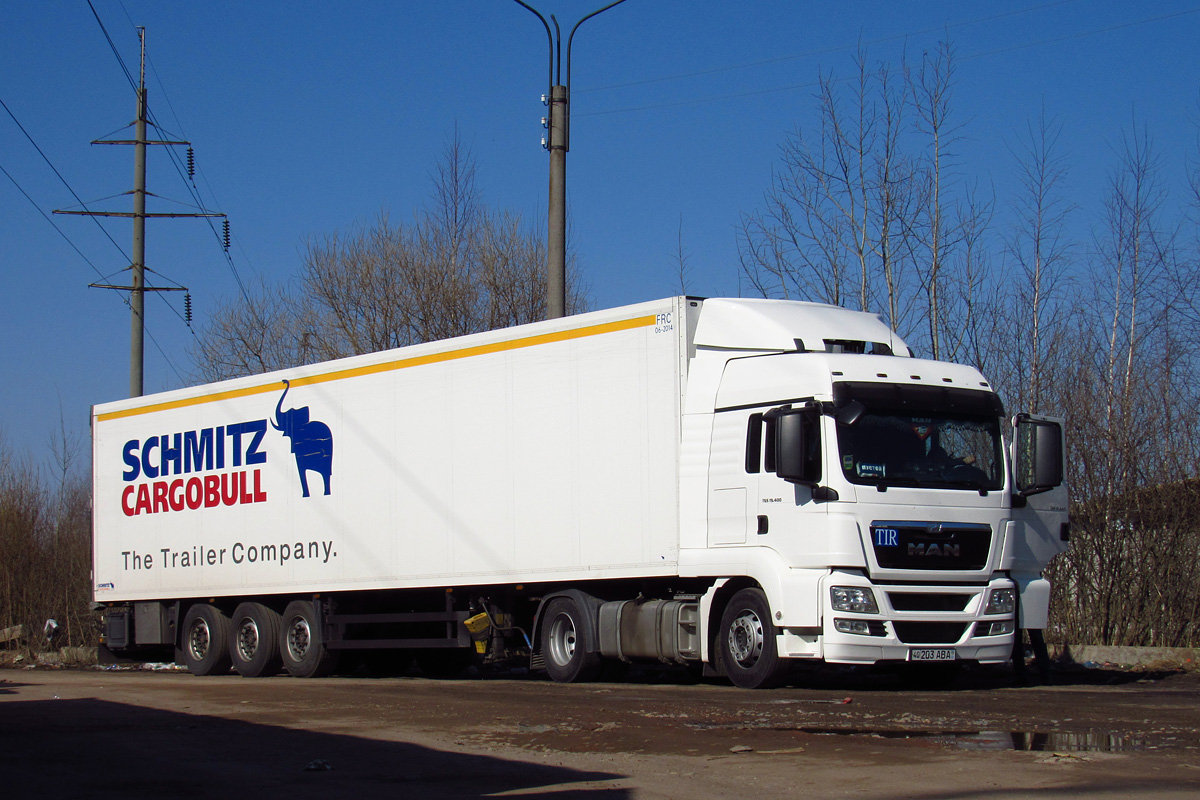 Узбекистан, № 40 203 ABA — MAN TGS 19.400