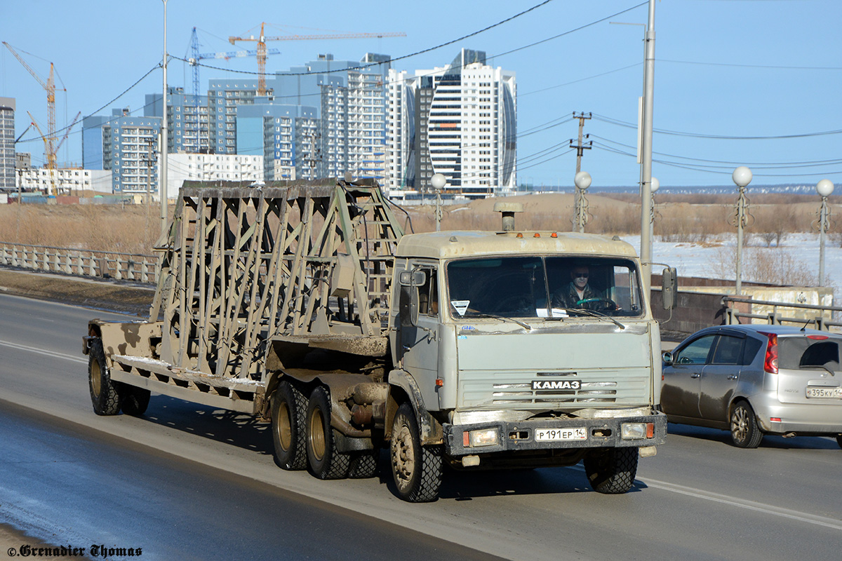 Саха (Якутия), № Р 191 ЕР 14 — КамАЗ-54115 [541150]