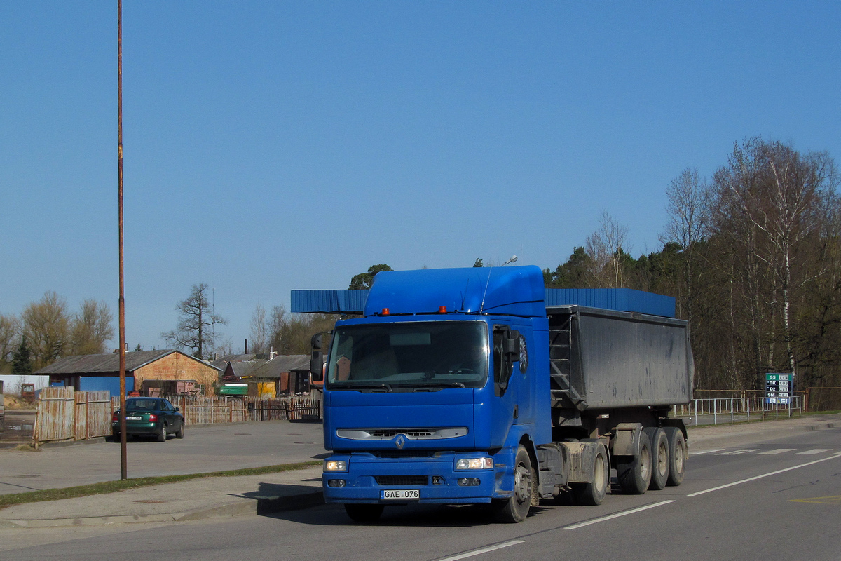 Литва, № GAE 076 — Renault Premium ('2006)