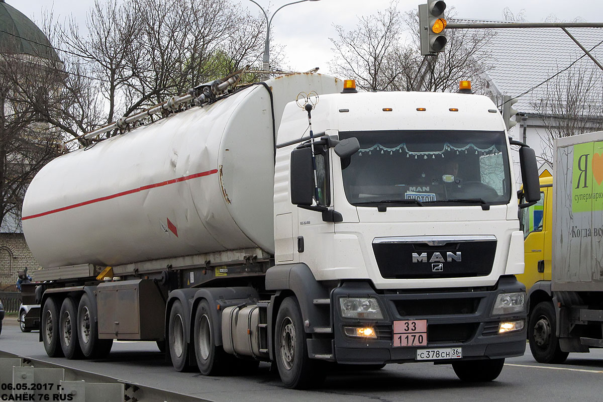 Воронежская область, № С 378 СН 36 — MAN TGS 26.480