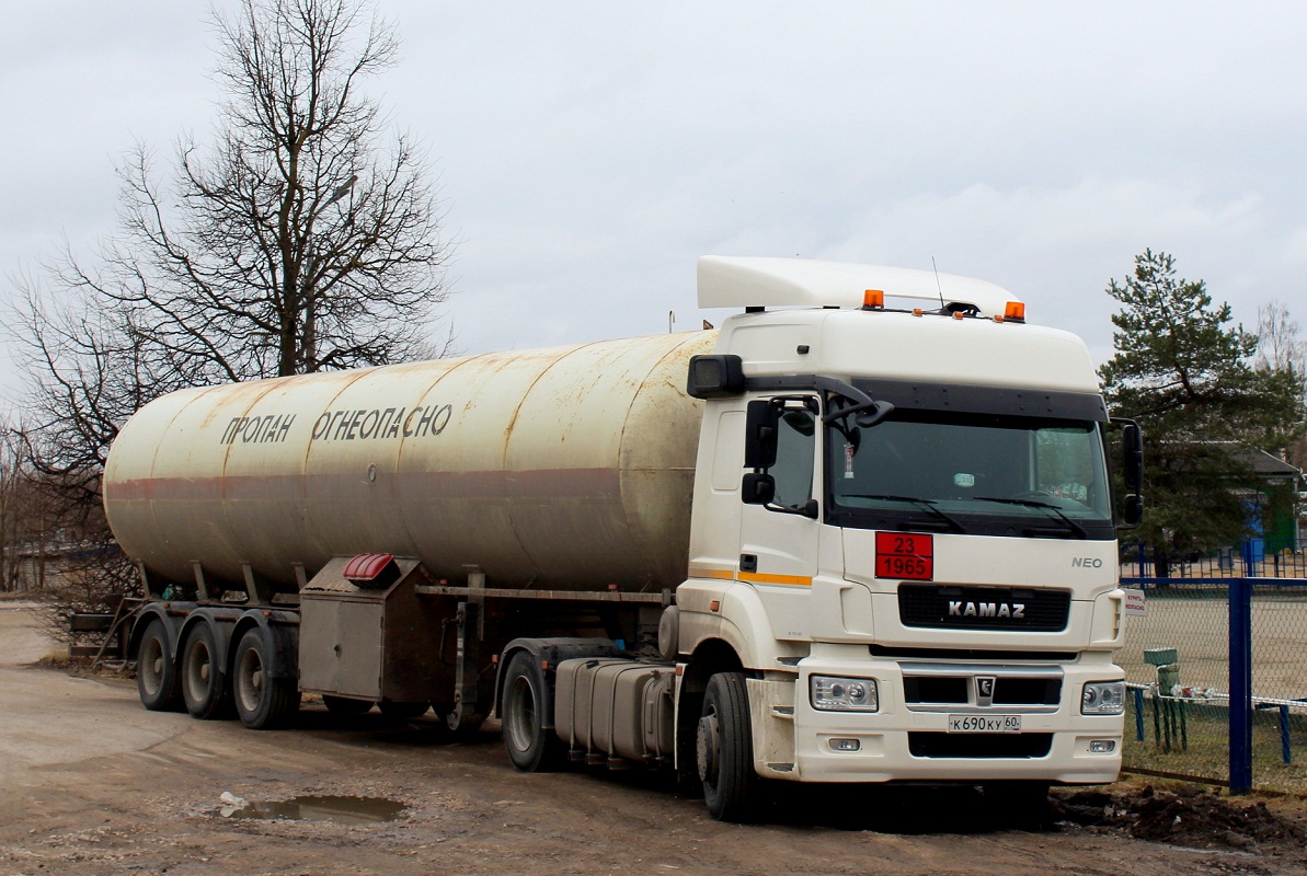 Псковская область, № К 690 КУ 60 — КамАЗ-5490-S5(87)