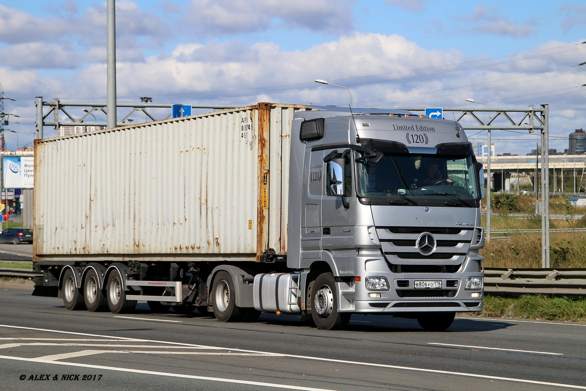 Санкт-Петербург, № В 806 УО 178 — Mercedes-Benz Actros '09 1844 [Z9M]