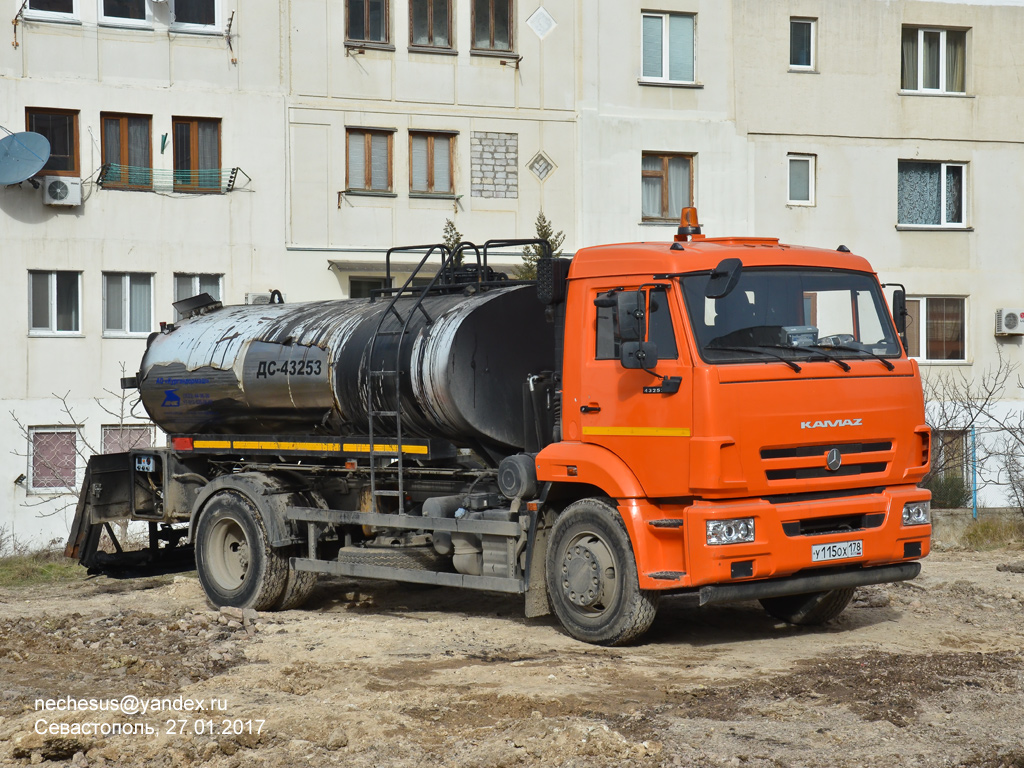 Санкт-Петербург, № У 115 ОХ 178 — КамАЗ-43253-R4(28)