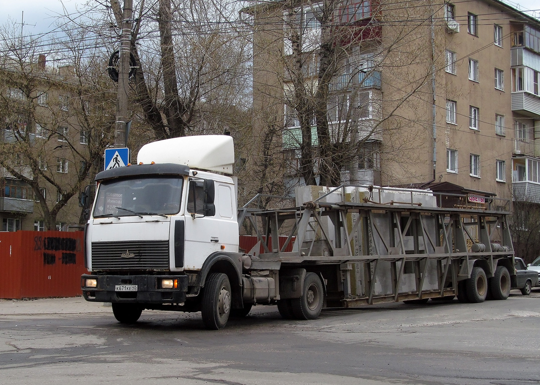 Калужская область, № К 671 КЕ 40 — МАЗ-5432A3