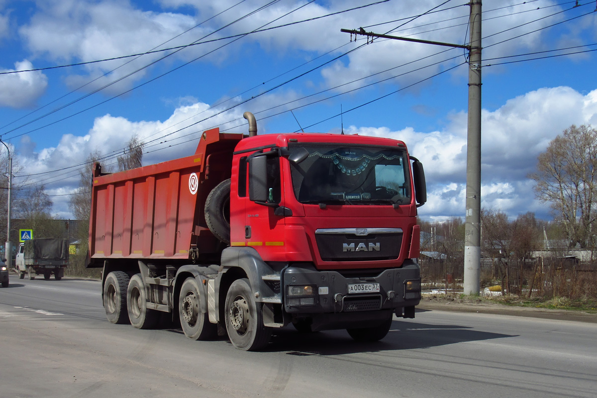 Ивановская область, № А 003 ЕС 37 — MAN TGS 41.400