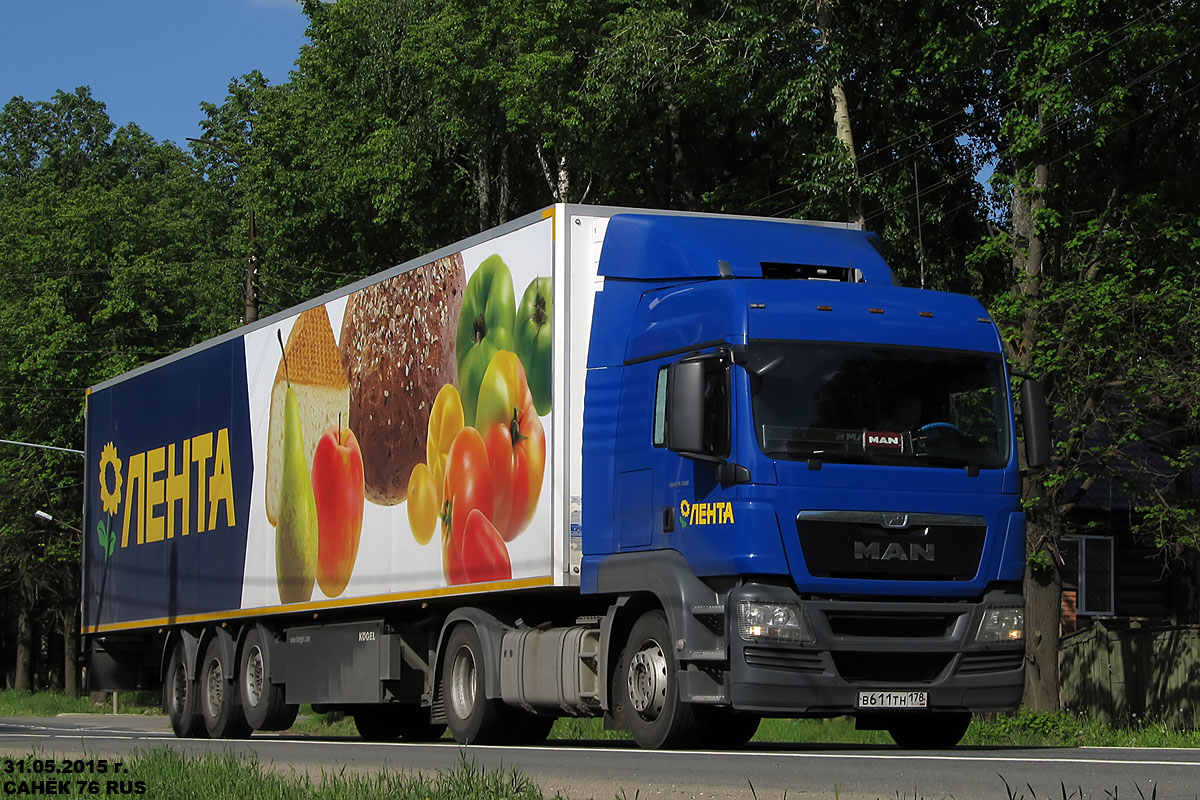 Санкт-Петербург, № В 611 ТН 178 — MAN TGS 19.400