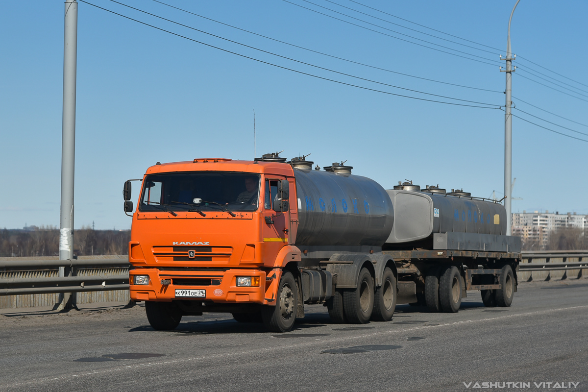Архангельская область, № К 991 ОЕ 29 — КамАЗ-65115-D3(97)