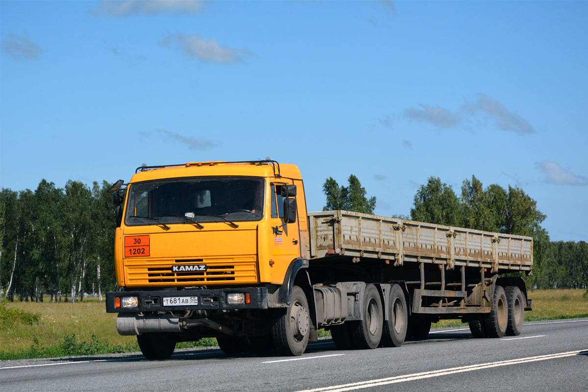 Омская область, № Т 681 АВ 55 — КамАЗ-65116-N3(78)